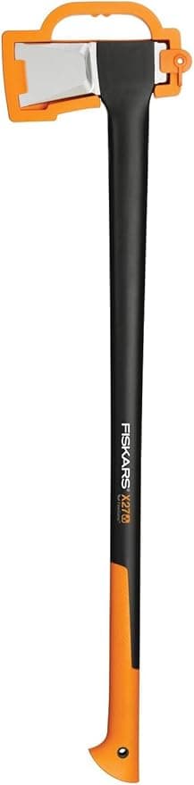 Hacha Fiskars con estuche