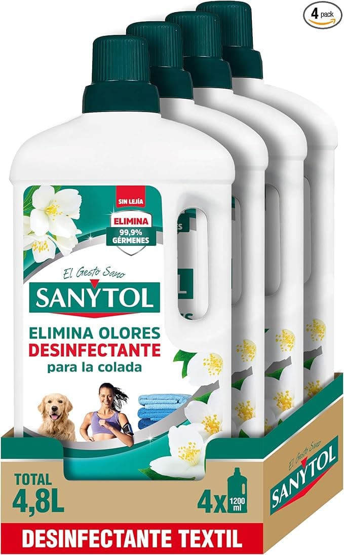 Pack 4 desinfectante textil Sanytol