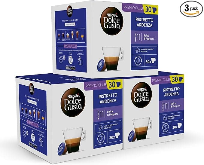 Pack 90 cápsulas de NESCAFÉ Dulce Gusto ristretto ardenza