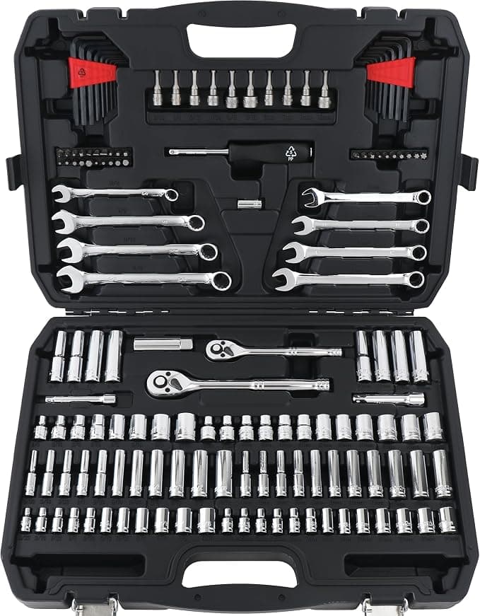 Maletín de llaves de mecánica Amazon Basics